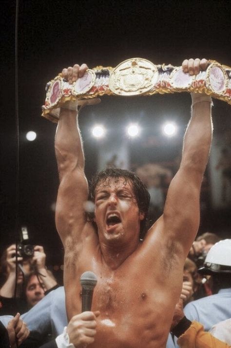 Rocky And Adrian, Rocky Stallone, Neil Leifer, Rocky Ii, Rocky 3, Championship Belt, 90s Movies, Movie Shots, Rocky Balboa