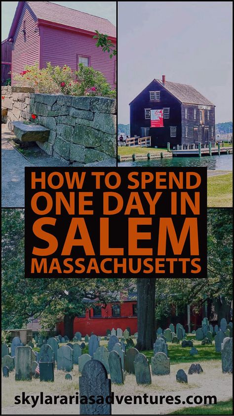 Salem Massachusetts October, New England Day Trips, Halloween Vacation, Salem Massachusetts Travel, Massachusetts Aesthetic, Things To Do In Salem, Day Trips From Boston, Travel Boston, Boston Travel Guide