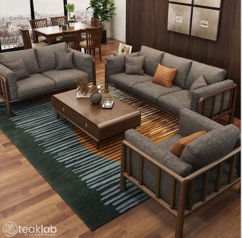 Wooden Sofa Living Room Interiors, Teak Sofa Design Living Rooms, Modern Wood Sofa Design Living Rooms, Modern Wooden Sofa Set Designs Woods, Teak Sofa Living Rooms, Teak Wood Furniture Living Rooms, Simple Sofa Set Living Room, Modern Sofa Sets For Living Room, Wooden Sofa Set Designs Woods