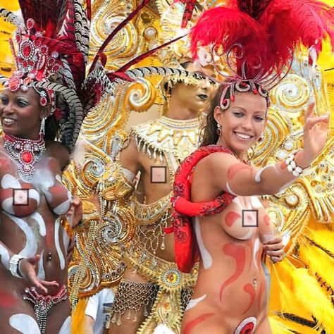 #IXWI #Photo #Art #Creation #Creativity #Educational #Discovery #Strange #misterious #extraordinary #Carnivals #Carnival #Masquerades #Masquerade #Brazil Brazil Carnival, Notting Hill Carnival, Body Painting, Brazil, Carnival, Dancer, Wonder Woman, Princess Zelda, Zelda Characters