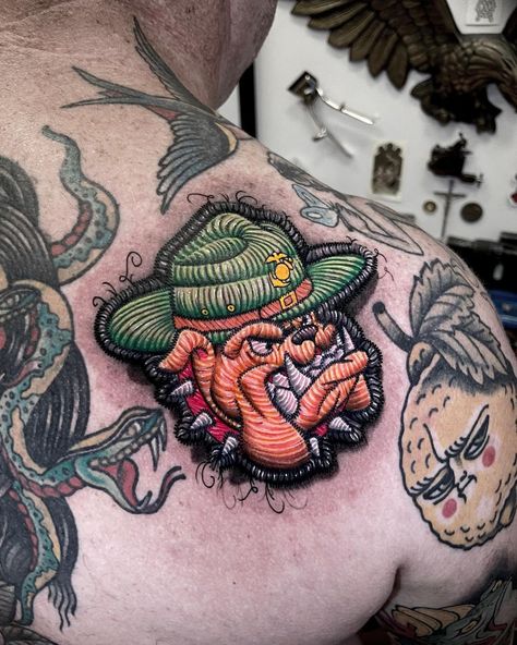 C.J. Ugarte | Marine Corps, Bulldog, Embroidered Patch Tattoo @thankyoucotattoo Swipe to see up close video, and picture, with no editing, just a CPL… | Instagram Marines Tattoo, Patch Tattoos, Embroidered Tattoo, Patch Tattoo, Tattoo Design Book, Design Book, S Tattoo, Marine Corps, Embroidered Patch