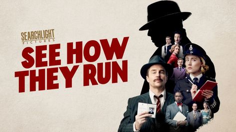 See How They Run | Disney+ Adrien Brody Movies, See How They Run, Sam Rockwell, Adrien Brody, Saoirse Ronan, Run Disney, Crew Members, Running, Film