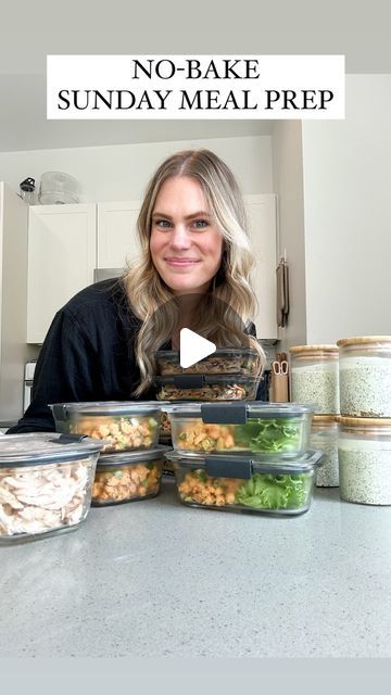 Jenn Lueke on Instagram: "NO COOK(!!) sunday meal prep 🥵🔥 

if you’re also struggling to turn the oven on, this one is for youuuu 

🚨RECIPES🚨 every recipe is on my website under “meal prep” OR you can use the search bar OR just go to my “6/30 meal prep” highlight for links! 🫶

- key lime chia pudding
- no-bake buffalo chickpea lettuce wraps
- crunchy carrot peanut salad with date peanut sauce
- 4-ingredient crunchy peanut freezer fudge

I loved all of these ones tbh & I think you will too!! let me know what you try 💕

got Q’s?! let me know in the comments!! long form video is on the tube ❤️ 

#sundaymealprep #mealprep #mealprepping #mealprepideas #mealprepsunday #mealpreplife #groceriesonabudget #groceryshopping #easyhealthymeals #easyhealthyrecipes #healthylunchideas #healthybreakfa Jenn Lueke, Chickpea Lettuce Wraps, Freezer Fudge, Buffalo Chickpea, Peanut Salad, Baked Buffalo Chicken, Sesame Dressing, Firm Tofu, No Cook