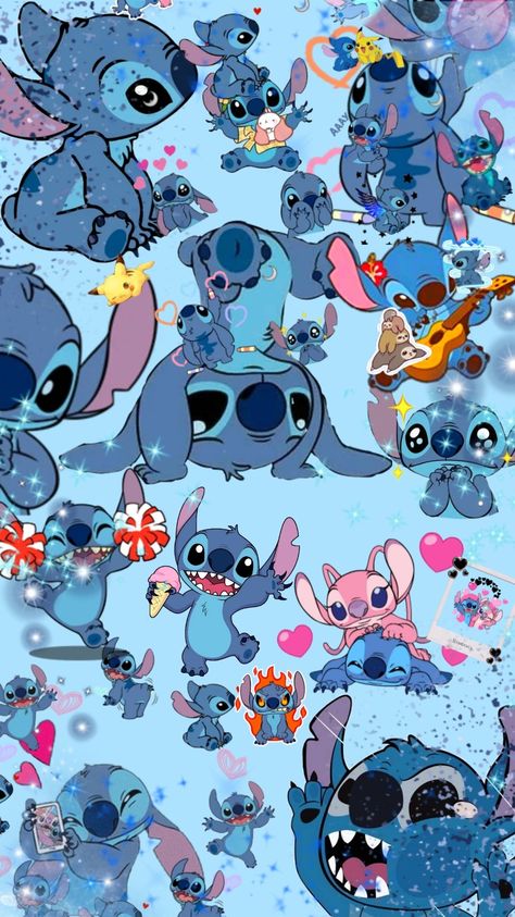 #digitalart #digitalwallpaper #phonewallpaper #stich #disney Lilo And Stitch Tattoo, ليلو وستيتش, Cute Iphone Wallpaper Tumblr, Stitch Tattoo, Pink Wallpaper Hello Kitty, Cute Images For Wallpaper, Lilo And Stitch Quotes, Lilo And Stitch Drawings, Whatsapp Wallpaper Cute