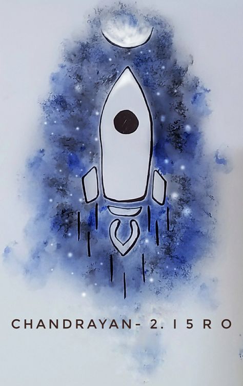 ISRO, mission moon, chandrayan 2 sketch, poster, illustration Chandrayan Lettering Drawing, Chandrayan 3 Illustration, Chandrayan 2 Images, Chandrayan 2 Poster, India On Moon Drawing, Chandrayan 3 Poster Making, Chandrayan 3 Poster Ideas, Chandrayan 3 Rangoli, Chandrayan 3 Drawing Ideas