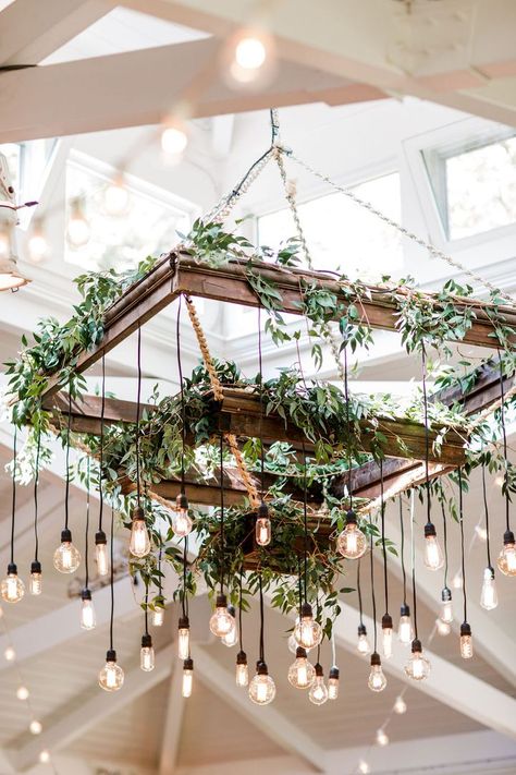 Wedding Light Fixtures, Diy Rustic Chandelier Wedding, Boho Hanging Lights, Teenage Hangout, Pub Wedding Reception, Waterside Wedding, Whimsy Wedding, Building Lighting, Whimsical Garden Wedding