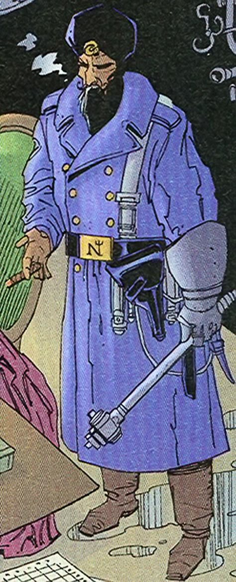 Captain Nemo (League of Extraordinary Gentlemen) in a purple coat Captain Nemo Art, Hero Reference, Nemo Costume, Persona Crossover, Captain Nemo, League Of Extraordinary Gentlemen, Alan Moore, Leagues Under The Sea, Purple Coat