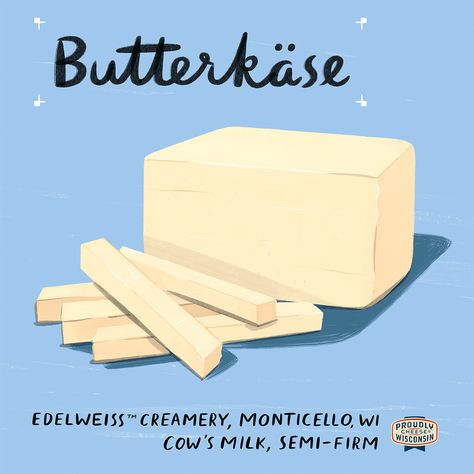 Butterkase Cheese, German Cheese, Wisconsin Cheese, Fancy Restaurants, English Channel, Butter Cheese, Italian Cheese, Cheesy Sauce, Cheese Lover