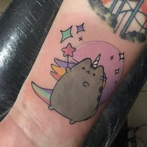 Pusheen Tattoo, Dream Tattoos, Pusheen, Life Tattoos, Touch Up, Insta Art, Paw Print Tattoo, Girl Tattoos, Tattoo Artists