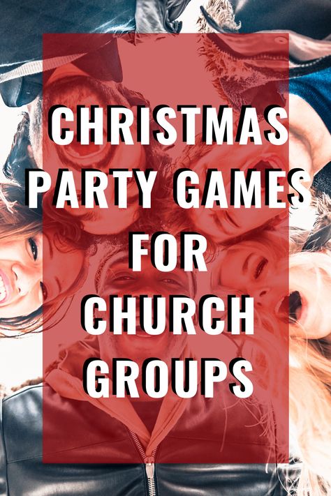 Christmas Party Games for Church Groups - Fun Party Pop Book Club Christmas Party Games, Christmas Party Games For Senior Adults, Christmas Banquet Themes, Christmas Party Games For Kids Church, Senior Party Games, Christmas Party Games For Seniors, Christmas Group Games For Kids, Women Christmas Party Ideas, Ward Christmas Party Ideas Lds Breakfast