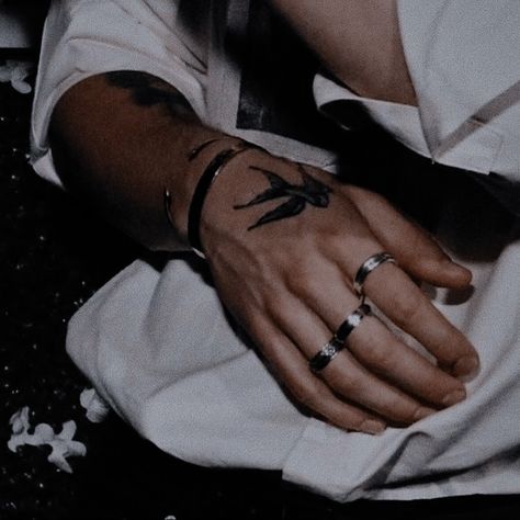 Hands With Rings, Hand Veins, Rabastan Lestrange, Rings Aesthetic, Tattoo Hand, Mens Rings Fashion, Hand Pictures, Hand Jewelry, Men's Rings