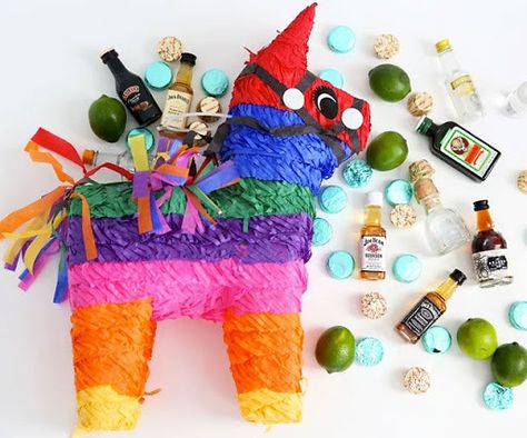 null Mini Liquor Bottles, Pinata Fillers, Fiesta Theme, Mexican Party, Fiesta Party, Mini Bottles, 21st Birthday, Liqueur, Kids Birthday Party