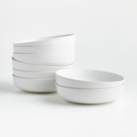 Grey Dinnerware, Plates And Bowls Set, Grain Bowl, White Bowls, Pasta Bowls, Dish Sets, Wren, Modern Table, Cereal Bowls