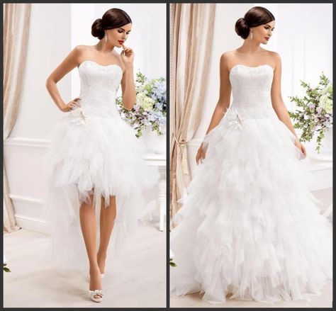 Wedding Dresses Canada, Convertible Wedding Dresses, Detachable Wedding Dress, Detachable Skirt, Tulle Wedding Gown, Aline Wedding Dress, 2015 Wedding Dresses, Blue Wedding Dresses, Wedding Dresses Strapless