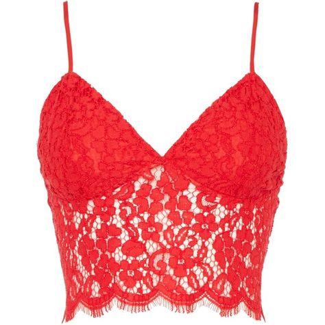 Bardot Sleeveless Lace Bralet (£39) ❤ liked on Polyvore featuring tops, ruby, women, red bralette top, red bustier, bardot top, sleeveless tops and red top Red Bustier Top, Red Lace Bralette, Lace Bralette Top, Lace Bustier Top, Bardot Crop Top, Red Lace Top, Red Bralette, Embroidered Lace Top, Bralet Tops