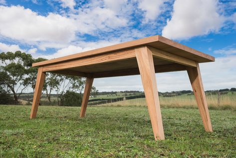 Torquay Australia, Dining Room Table Legs, Recycled Timber Furniture, Diy Table Legs, Danish Dining Table, Wormy Chestnut, Timber Dining Table, Hardwood Table, Timber Table