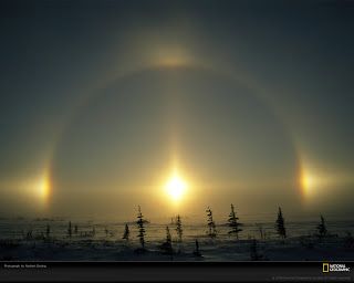 3 Sun Dogs Light Pillars, Moon Halo, Sun Gazing, Sun Dog, Optical Phenomena, Sun Dogs, Dog Light, Rainbow Clouds, Manitoba Canada