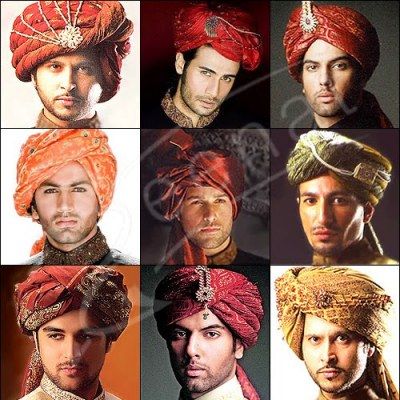 I hate it when I go to a wedding and someone is wearing the same turban as me! UGH! भारतीय इतिहास, Turban Styles, Wedding Turban, Aladdin Costume, Indian Groom Wear, Indian Men Fashion, Indian Man, Indian Groom, Turban Style