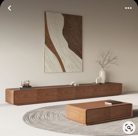 Simple Tv Unit Design, Wooden Tv Console, Floating Tv Cabinet, White Tv Cabinet, Ruang Tv, Italian Living Room, Tv Console Modern, Wood Media Console, Simple Tv