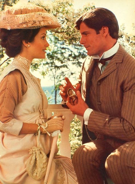 TBT: Somewhere in Time (1980) – Lady Jane Seymour, James Bond Girls, Christopher Plummer, Christopher Reeve, Somewhere In Time, Romantic Films, Jane Seymour, Gibson Girl, Costume Drama