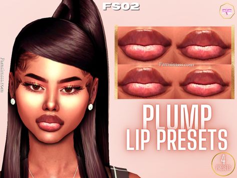 Plump - Lip Presets FS02 | FamSimsss on Patreon Sims Lip Preset Cc, Lip Shape Sims 4 Cc, Sims 4 Custom Content Lips, Sims4 Cc Lips Shape, Lip Overlay Sims 4 Cc, The Sims 4 Cc Lips Shape, Sims 4 Cc Skin Overlays Free, Sims 4 Lip Overlay, Sims 4 Cc Lip Shape