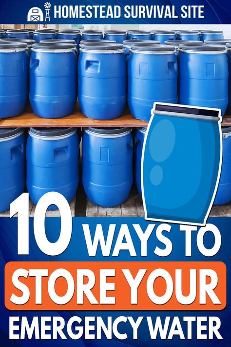 Survival Food Storage, Survival Skills Emergency Preparedness, Water Survival, Emergency Prepardness, Emergency Water, Emergency Preparedness Kit, Survival Skills Life Hacks, Survival Supplies, News Report