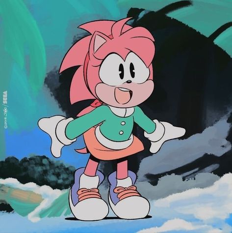 — 💗 Amy Rose 💗 Classic Amy Rose Fanart, Classic Amy Rose Icon, Classic Amy Pfp, Amy Rose Christmas, Sonic Christmas Pfp, Amyrose Sonic, Classic Amy, Rosy The Rascal, Scourge The Hedgehog