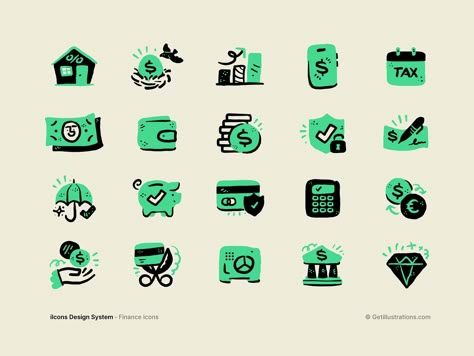 ilcons finance icons by Ramy Wafaa on Dribbble Fp Logo, Bank Ads, Banks Ads, Money Illustration, Money Logo, Wireframe Design, Finance Icons, Money Icons, Marketing Icon