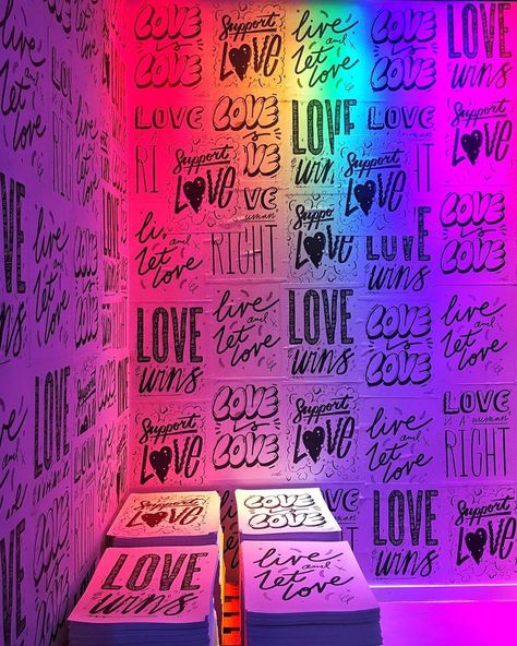 Kate Moross, 29 Rooms, Hello June, Hand Drawn Type, Gay Aesthetic, Rainbow Aesthetic, Neon Aesthetic, Neon Wallpaper, Rainbow Wallpaper