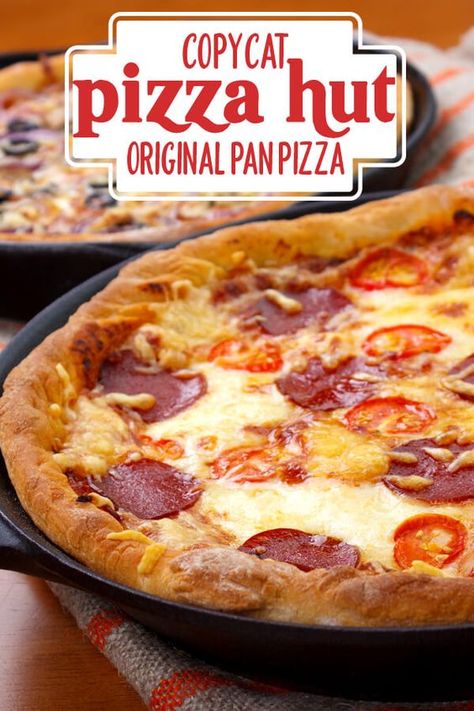 Pizza Hut Crust, Pizza Hut Dough Recipe, Pizza Hut Dough, Pizza Hut Recipe, Copycat Pizza Hut, Pizza Hut Pan Pizza, Deep Dish Pizza Recipe, Pizza Roll, Best Pizza Dough