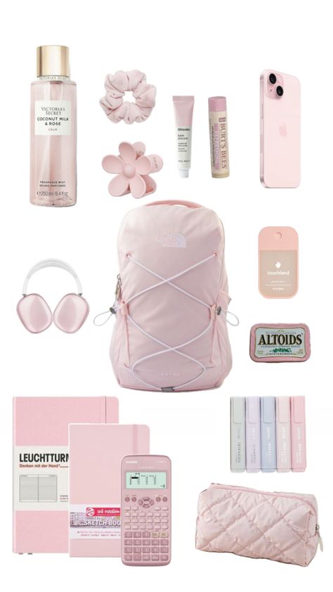 School Emergency Kit, School Backpack Essentials, Preppy School Supplies, ليلو وستيتش, Pretty School Supplies, Everyday Bag Essentials, School Must Haves, Cute Stationary School Supplies, School Bag Essentials