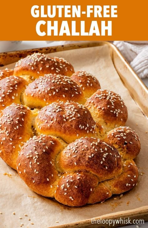 Gluten Free Challah Bread Recipe, Gluten Free Challah Bread, Bread Recipes Gluten Free, Gluten Free Challah, Gf Bread Recipe, The Loopy Whisk, Loopy Whisk, Jewish Bread, Gluten Free Bread Recipes