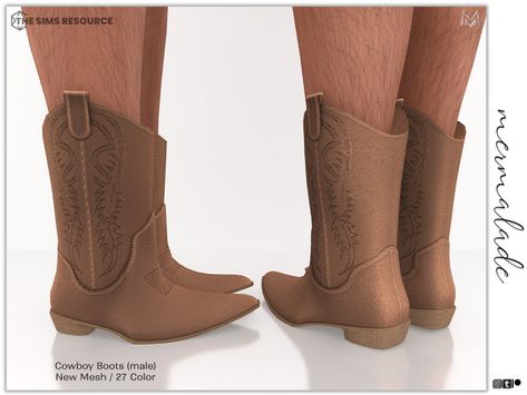 The Sims Resource - Cowboy Boots S206(Male) Sims 4 Cc Cowboy Boots Male, Sims 4 Male Cowboy Cc, Sims 4 Cc Boots Male, Sims 4 Cc Country Clothes Male, Sims 4 Cc Cowboy Boots, Sims 4 Cowboy Boots, Sims 4 Cowboy Cc, Ranch Family, Ranch Boots