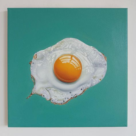 EGG DROP! 🍳 Happy Fryday! We've just released a new batch of original fried egg oil paintings, available via the website... Turquoise - 30 x 30 cm - Available Black Split Yolk - 30 x 30 cm - Sold Brat Green - 20 x 20 cm - Sold Clear Blue - 20 x 20 cm - Sold Mellow Yellow - 15 x 15 cm - Sold Pink - 15 x 15 cm - Sold IMPORTANT! The eggs in this batch will be ready to ship from 23rd August, apart from the black which needs a bit longer to dry and will be good to go from 30th August! All... Brat Green, Egg Drop, Painting Inspo, Daily Painting, Edible Art, Pop Artist, Fried Egg, British Artist, Mellow Yellow