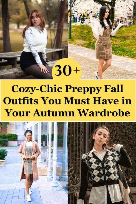 Create perfect fall preppy outfits with staple pieces, plated skirts & classic combinations. Layer your Lulu outfits for autumn style! #FallPrep #PrepStyle #AutumnFashion #PreppyFashion Fall Preppy Outfits, Pleated Skirt And Sweater, Prep Outfits, Super Casual Outfits, Outfits For Autumn, Plated Skirt, Country Club Style, Lulu Outfits, Preppy Fall Outfits