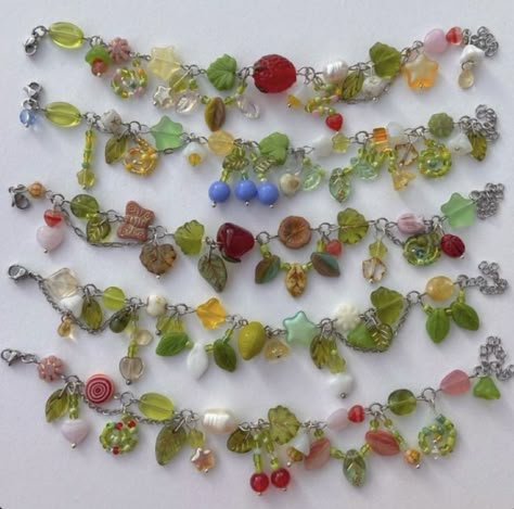 ags.jewels Fruit Bracelet, Lime Tree, Apple Blossoms, Fruit Jewelry, Fairy Jewelry, Handmade Jewelry Tutorials, Jewelry Accessories Ideas, Crystal Jewellery, Funky Jewelry