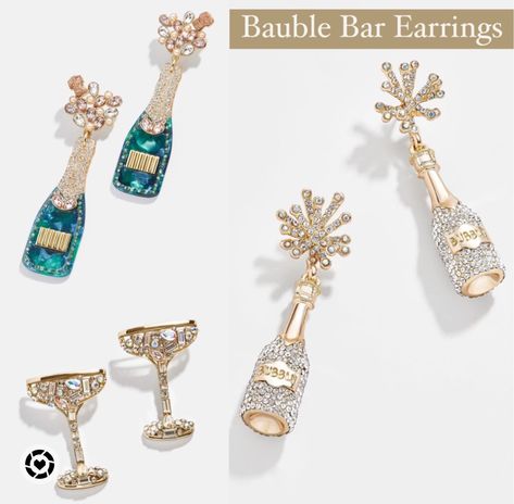 Bauble Bar Earrings for New Years Eve \\ pop, fizz, clink, bubbles, sparkles, glam (affiliate link) >> Follow my shop @Ashley Simpson on the @shop.LTK app to shop this post and get my exclusive app-only content! #liketkit #LTKFind #LTKHoliday #LTKSeasonal @shop.ltk https://liketk.it/3XEwP Bauble Bar Earrings, Ashley Simpson, Bauble Bar, Pop Fizz Clink, Baublebar Earrings, Bar Earrings, New Years Eve, Statement Earrings, Bubbles