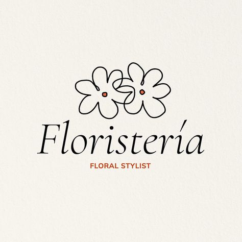 Flower shop logo, editable aesthetic business branding template design | premium image by rawpixel.com / Wan Logo Design Flower Shop, Flower Store Logo, Flower Logo Design Graphics, Flower Business Logo, Logo For Flower Shop, Aesthetics Logo Design, Flower Logo Design Ideas, Salon Logo Ideas, Flower Shop Business Card