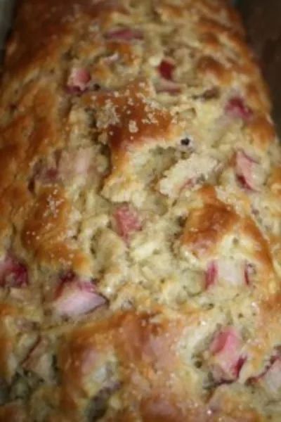 Cookie Strawberry, Apple Loaf, Rhubarb Bread, Rhubarb Desserts, Strawberry Bread, Rhubarb Cake, Cranberry Bread, Rhubarb Recipes, Once A Month