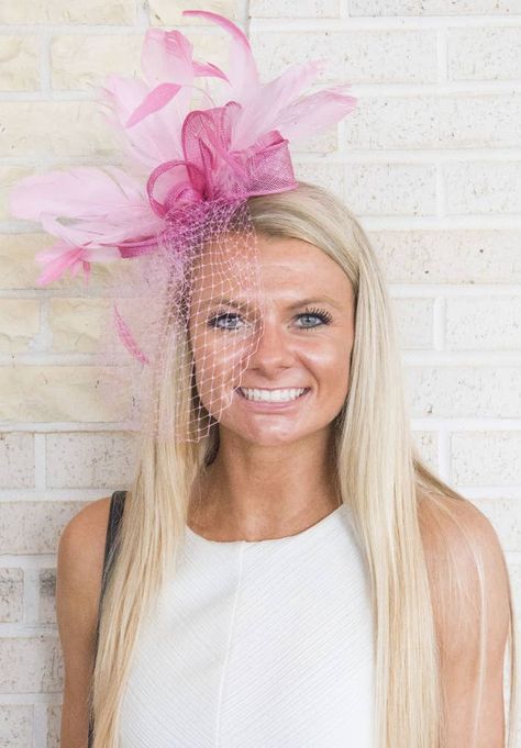 Kentucky Derby Hat Ideas, Derby Hat Ideas, Kentucky Derby Party Attire, Kentucky Derby Headband, Diy Kentucky Derby Hat, Kentucky Derby Party Hats, Derby Hats Diy Ideas, Kentucky Derby Hats Diy, Derby Party Outfit