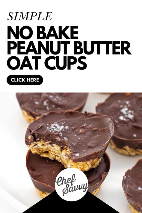 6 Ingredient No Bake Peanut Butter Chocolate Oat Cups, Healthy Pb Chocolate Dessert, Light Peanut Butter Dessert, Rice Cake Peanut Butter Cup, No Bake Peanut Butter Oat Bites, Healthy Recess Cups, Chocolate Pb Oat Cups, Low Calorie Peanut Butter Cups, Rolled Oats Dessert Recipes