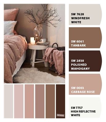 Paint colors from ColorSnap by Sherwin-Williams Light Brown Wall Paint Bedroom, Pink White And Brown Bedroom, Tan Walls Bedroom Color Palettes, Light Brown And White Bedroom, Pink Brown Bedroom Ideas, Light Brown Wall Bedroom Ideas, Off White And Brown Bedroom, Bedroom Ideas White And Brown, Light Brown Room Color