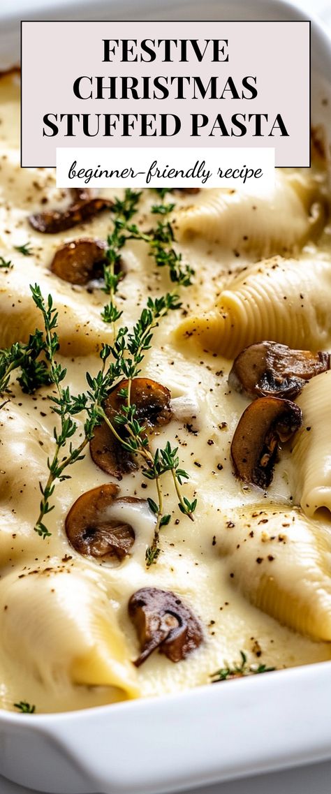 Image for Festive Christmas Stuffed Pasta Food For Large Family, Holidays Food Ideas, New Year’s Eve Pasta Dishes, Fancy Christmas Meals, Classic Christmas Dishes, Easy Italian Christmas Dinner, Christmas Menu Ideas Holiday Foods, Crockpot Holiday Meals, Italian Dinner Christmas