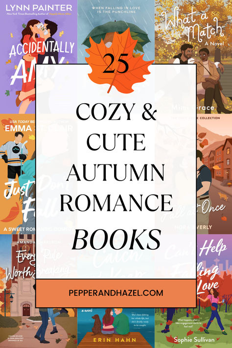 Fall Ya Romance Books, Fall Rom Com Books, Cutest Romance Books, Cozy Fall Romance Books, Fall Books To Read Romance, Spicy Christmas Romance Books, Romance Books No Spice, Spicy Fall Romance Books, Cozy Romance Books