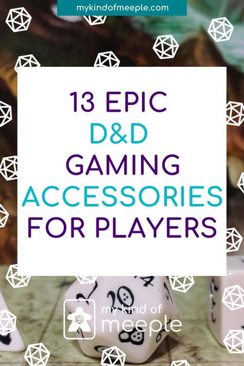 Having awesome accessories for playing D&D will make you feel really epic! To inspire you, here are some of my favourite Dungeons and Dragons accessories for players. Be warned though! If you get one, your fellow D&D players may go goblin green with envy! D&d Accessories, Dungeons And Dragons Gift Ideas, D&d Props, D&d Gift Ideas, Diy Dungeons And Dragons Crafts, Dnd Accessories Diy, Dnd Gifts Diy, D&d Gifts, Diy Dm Screen