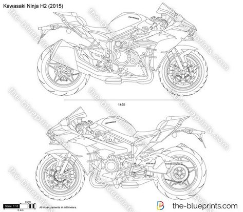 Kawasaki Ninja H2 vector drawing Kawasaki Ninja H2r Drawing, Kawasaki Ninja H2, Kawasaki Ninja H2r, Ninja H2r, Ninja Bike, Airplane Drawing, Kawasaki Zx10r, Car Vector, Vinyl Graphics