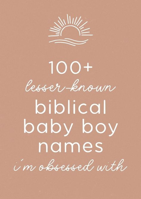 Wanna know the Biblical boy names we are seriously crushing on for 2024? This Christian baby boy names list are the baby boy names that you don't hear every day - whether you love cute baby names, unique baby names, or majorly uncommon baby names, this full list of strong Biblical boy names with meanings will give you tons of name inspiration for that sweet little one of yours! Jonah Name Meaning, Corbin Name Meaning, Gavin Name Meaning, Elias Name Meaning, Unique Biblical Names For Boys, Unique Kid Names, Baby Boy Names Christian, Pretty Arabic Names, Godly Baby Names