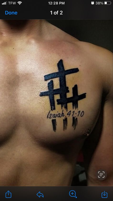 Cross Leg Tattoo Men, Chest Tattoo Men Ideas Cross, Chest Cross Tattoo For Men, Chest Tattoo Men Cross, Small Chest Tattoo Men Ideas, Chest Tattoo Men Ideas Christian, Christian Chest Tattoos For Men, Bible Tattoos For Men Chest, Christian Peck Tattoos For Men