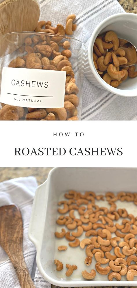 Salted Cashews Roasted, How To Roast Raw Cashews, Roasting Raw Cashews, Roasted Cashews Recipes, Roasted Cashews In The Oven, Raw Cashew Recipes, Roasted Cashew Recipes, Roasting Cashews, How To Roast Cashews