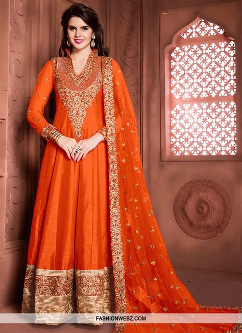 Mystic Banglori Silk Long Length Anarkali Salwar Suit For Festival Peach Jacket, Orang India, Suit With Jacket, Silk Anarkali Suits, Floor Length Anarkali, Silk Anarkali, Designer Anarkali Suits, Gown Suit, Gaun Fashion